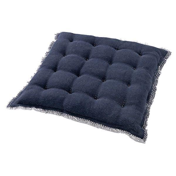 Matraskussen Burto donkerblauw 40x40cm zijkant