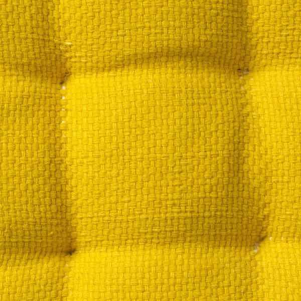 Matraskussen Burto lemon 40x40cm detail