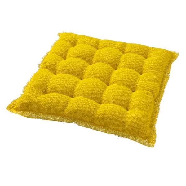 Matraskussen Burto lemon 40x40cm zijkant