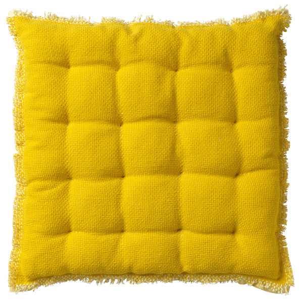 Matraskussen Burto lemon 40x40cm