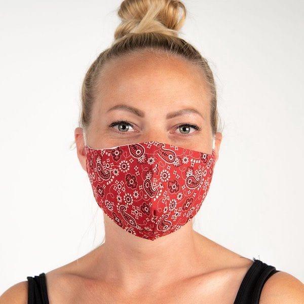 Mondmasker Fashion rood one-size
