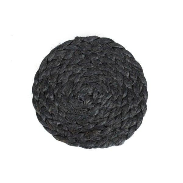 Onderzetter Jute zwart 10cm