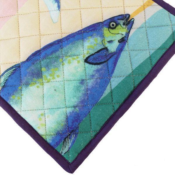 Pannenlappen set-van-2 La Palma 25x25cm detail vis