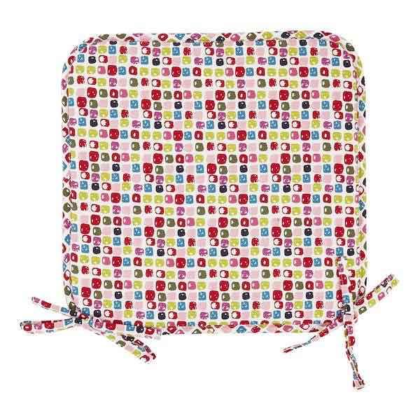 Plaatkussen Tobor multi 38x38cm onderzijde