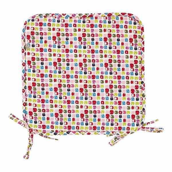 Plaatkussen Tobor multi 38x38cm