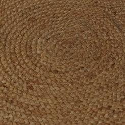 Placemat Jute naturel rond 36x36cm detail