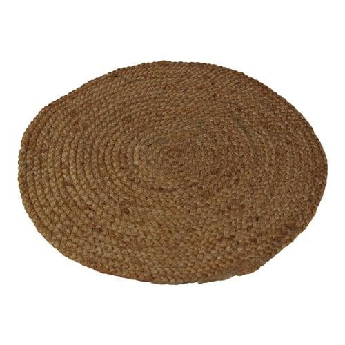 Placemat Jute naturel rond 36x36cm