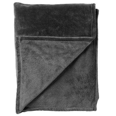 Plaid Charlie charcoal gray 220x200cm