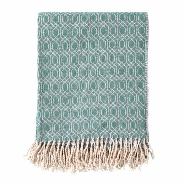 Plaid Elodie sagebrush green 180x140cm