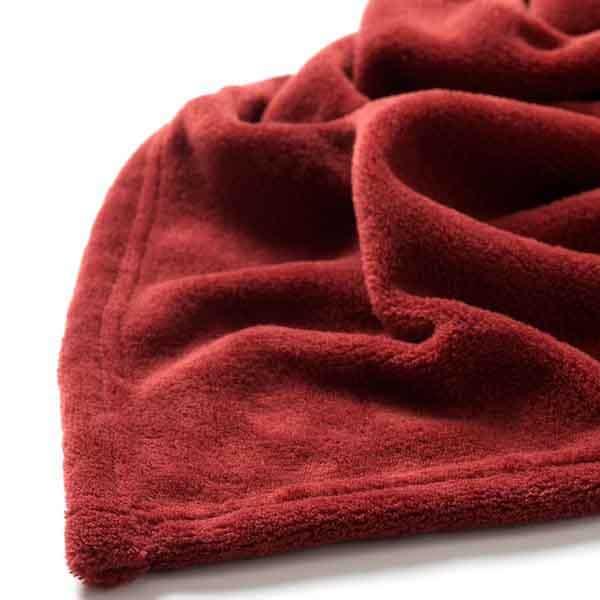 Plaid Harvey merlot 200x150cm detail