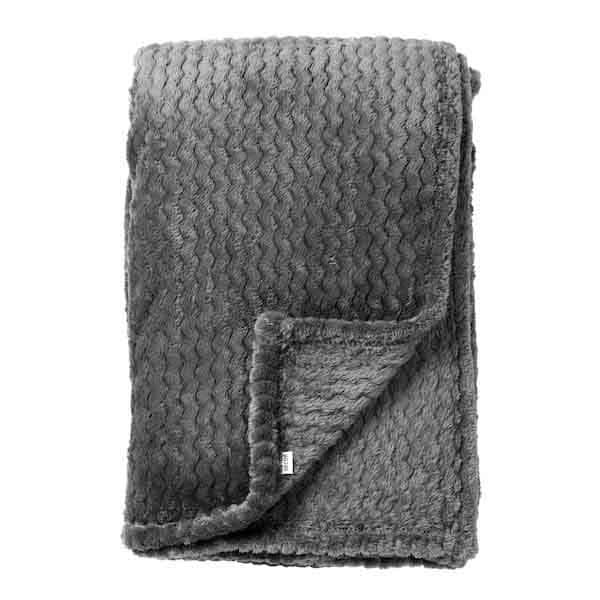 Plaid Mara charcoal gray 200x150cm