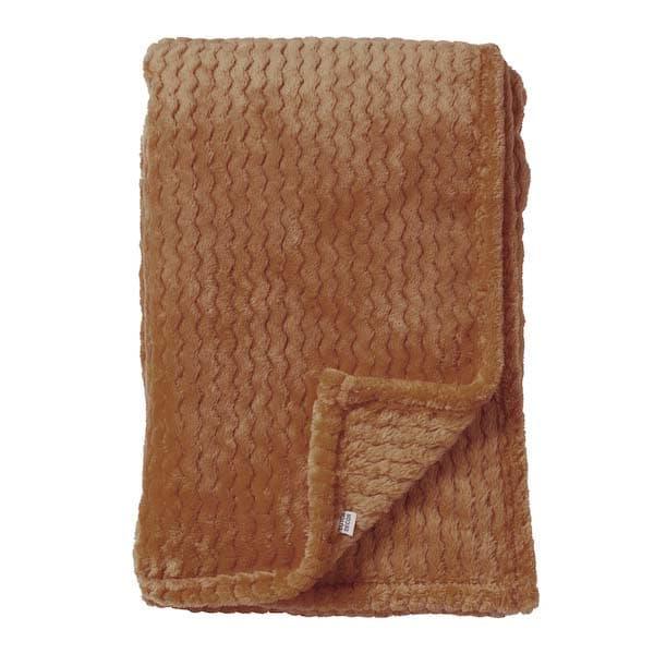 Plaid Mara tobacco brown 200x150cm