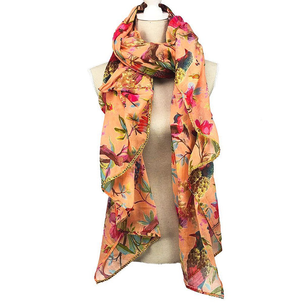 Sjaal Paradise Soft coral 200x100cm