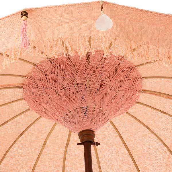 Tafelparasol op voet Kwast peche 57x57x51cm binnenframe