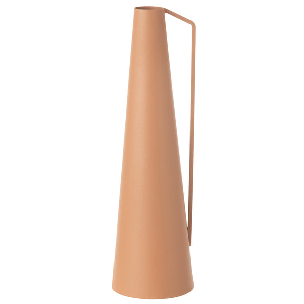 Vaas IJzer peche rond L 13x11x38cm
