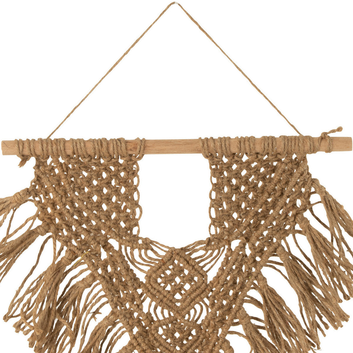 Wandhanger Macrame Jute naturel S 37x60cm